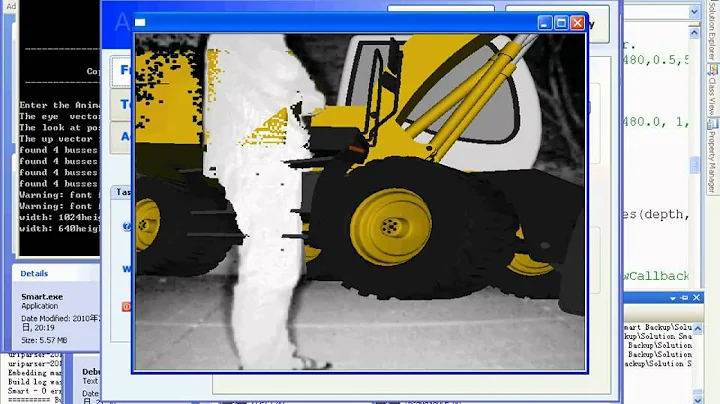 Outdoor AR Occlusion with Gray Scale Background