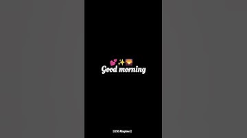 Thumbnail of Hello 🤗 Good Morning 💕✨🌄 Status || Black 🖤 Lover Status || New Most Viral Insta Status ||