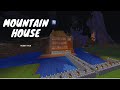 Minecraft mountain house room tour   Майнкрафт  къща в скала
