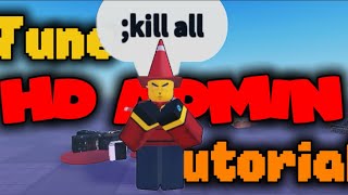 How to tune HD admin in Roblox studio!🫆 | Roblox studio tutorial 🫩✌️