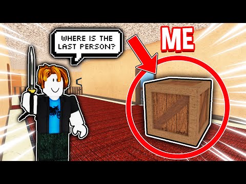 PLAYING MM2 AS A BOX... (Murder Mystery 2 Funny Moments) *VOICE CHAT*