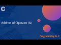Address-of operator (&)