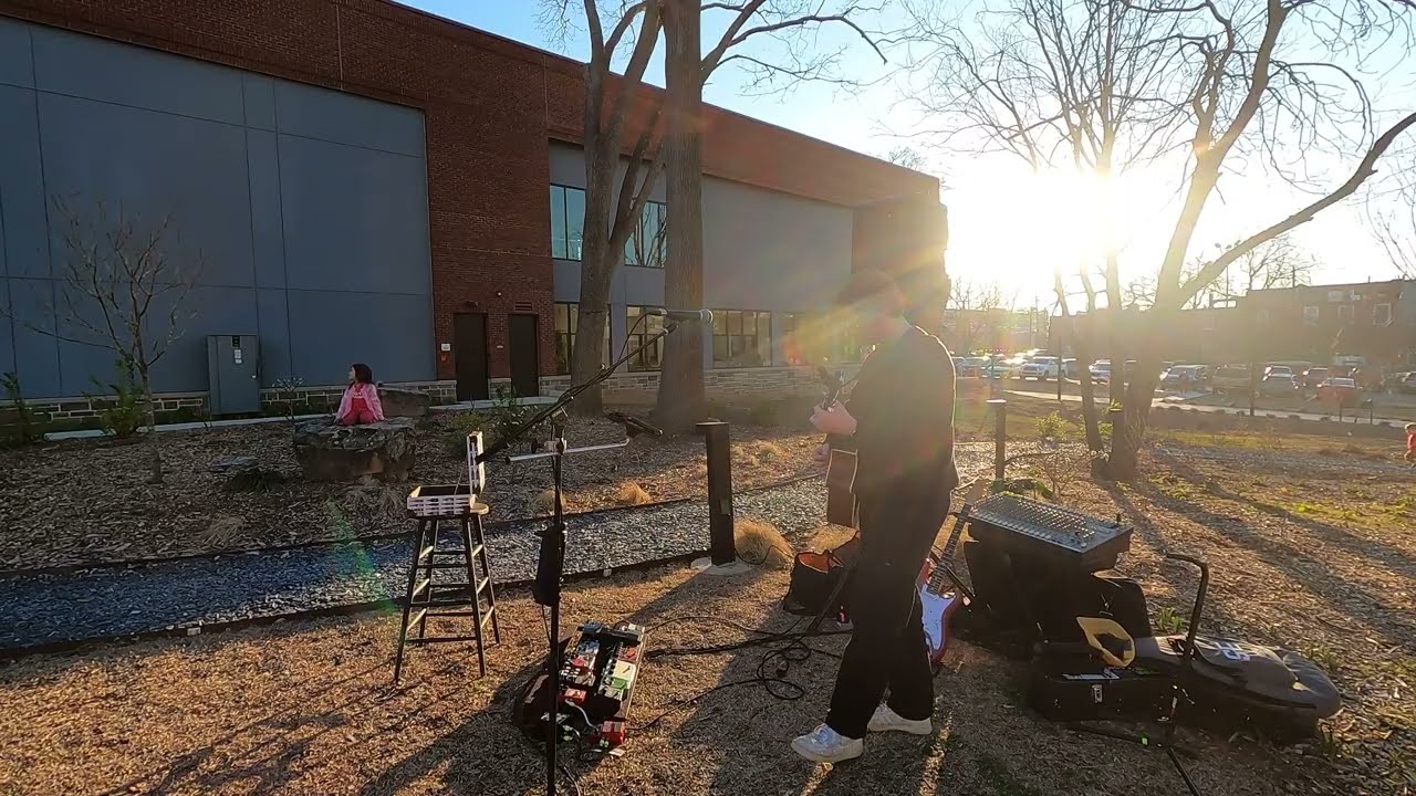 While My Guitar Gently Weeps - Liam Ravita Solo Acoustic - Live at Oakland Cemetery, Atlanta