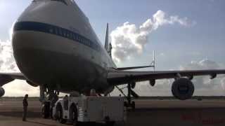 NASA 747 Shuttle Carrier Aircraft (N905NA) Tow