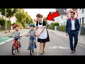 Der Millionär sah, wie seine Kinder mit der Putzfrau gingen… doch als er ihr folgte, entdeckte er 