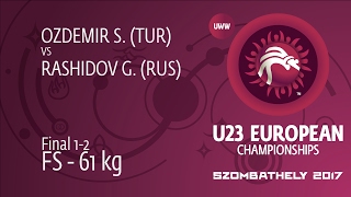 D Fs - 61 Kg G. Rashidov Rus Df. S. Ozdemir Tur By Tf, 10-0