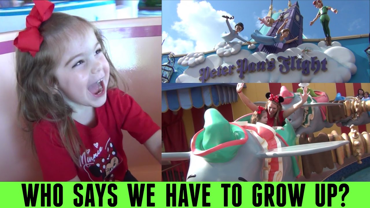 WHO SAYS WE HAVE TO GROW UP? | Walt Disney World Vacation May 2016 Day 3, Part 1 - YouTube