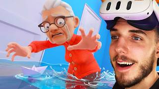 Snažím Sa Vytopiť Dom Granny Ako Mačkavirtuálna Realita