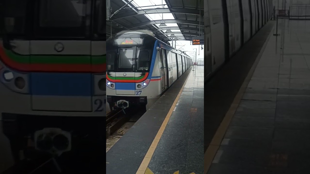 Hyderabad metro train