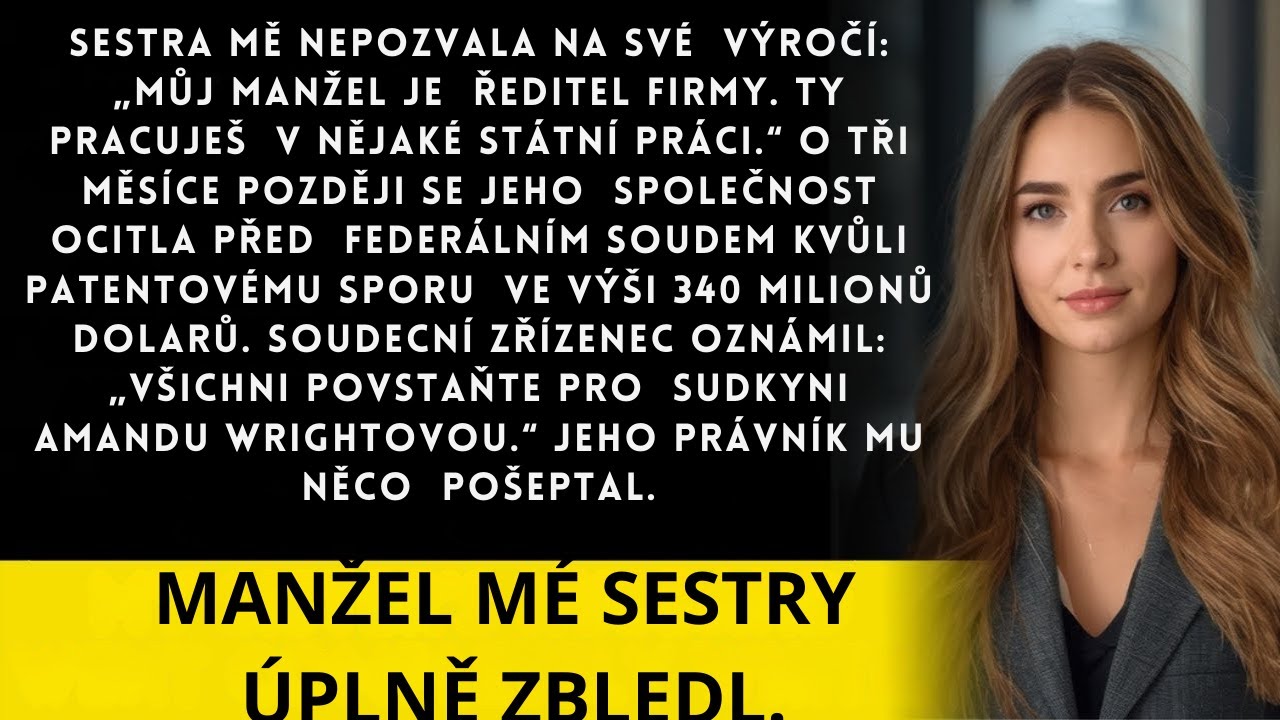 Seděla jsem u stolu uprostřed obrovského případu podvodů s cennými papíry, když mi přišel e-mail od sestry: „Michael a já si myslíme, že by bylo lepší, kdybys nepřišla na naši oslavu výročí. Tvoje...