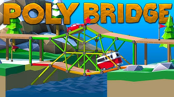 I Made The WORST Bridges That Only Kill People In Poly Bridge 2 Gameplay!