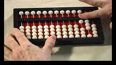 (9.3) Abacus: Demonstration of Subtraction, 9/10 Exchange