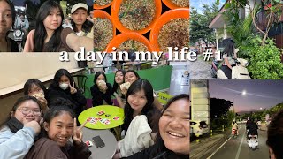 a day in my life #1 🛵🎥 (kuliner, night ride, playing uno, ice cream time)