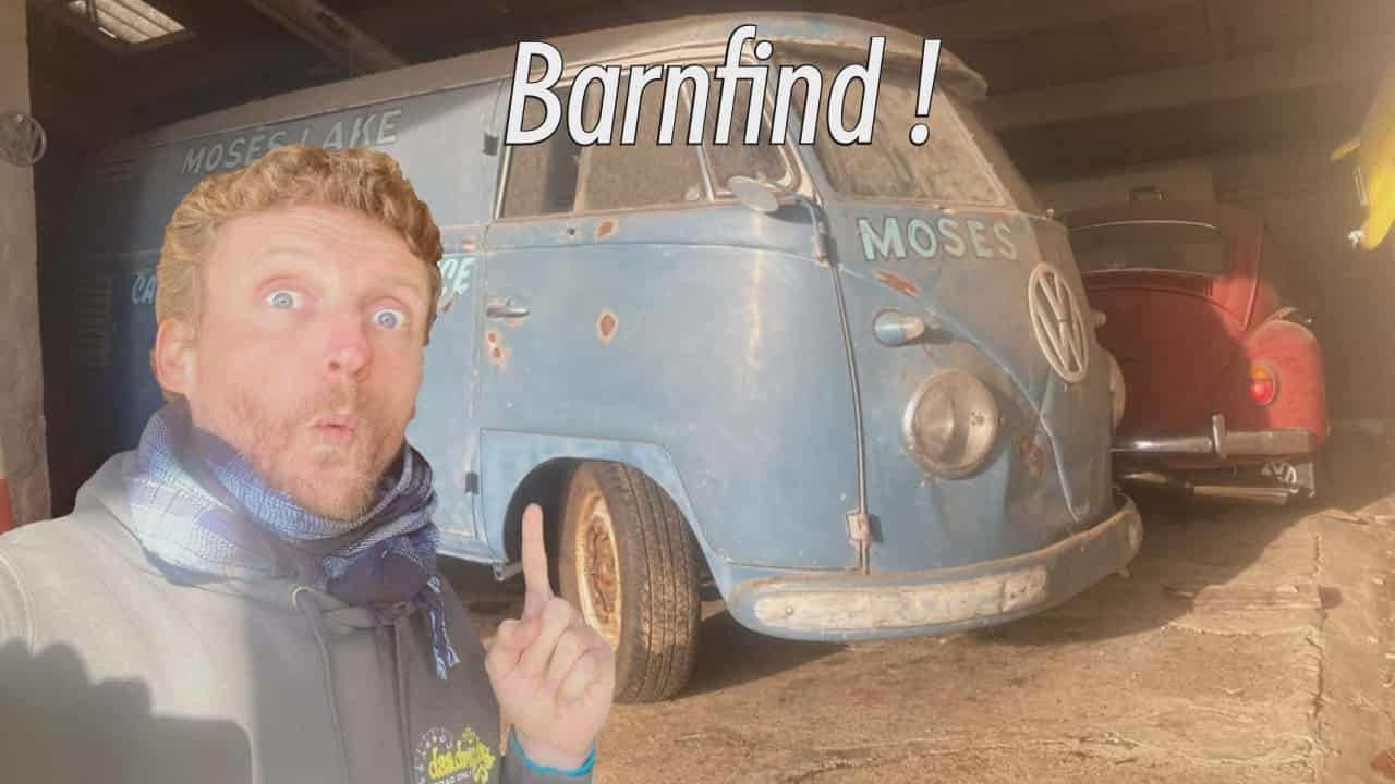 Sortie de grange du Combi Split de 1958