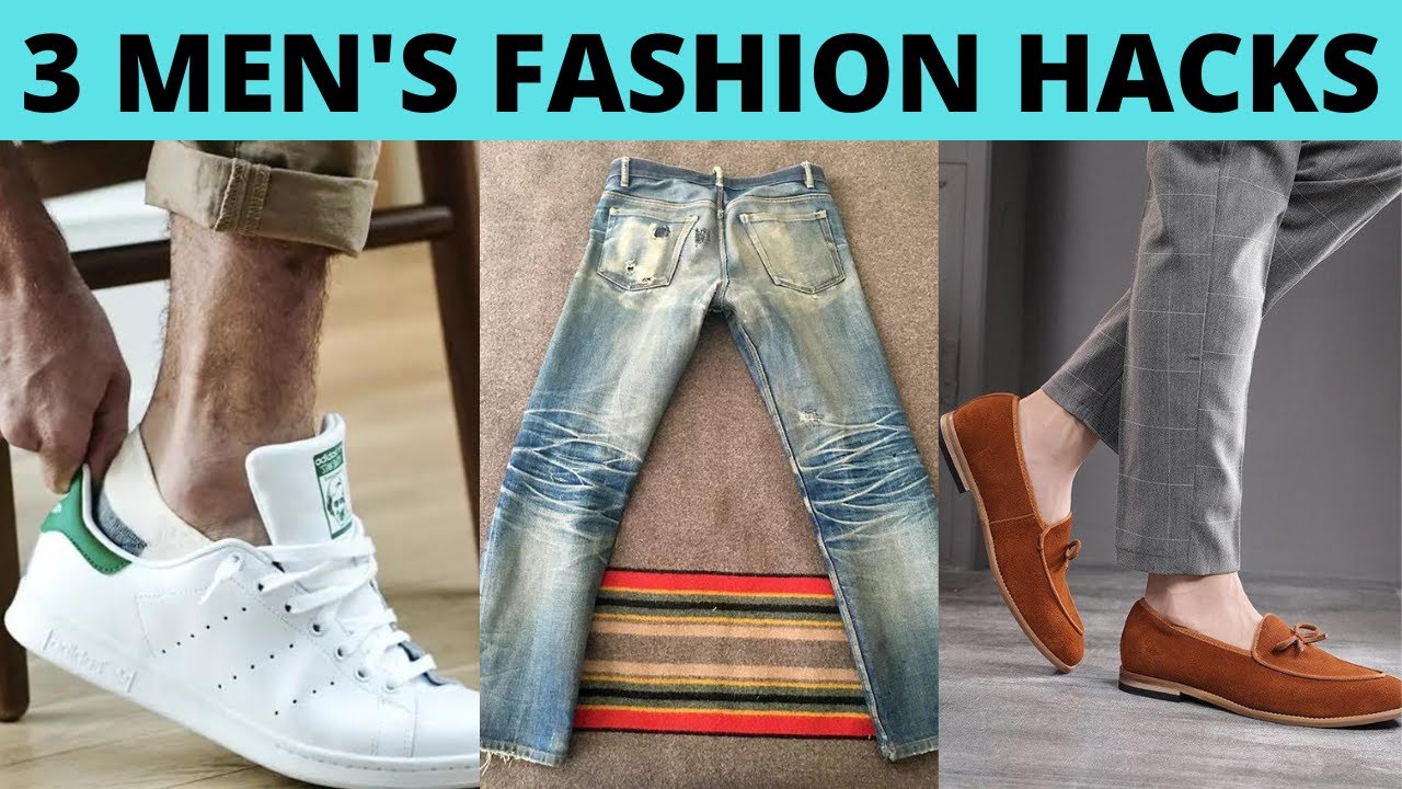3 Men's fashion hacks and tips. xarry shorts mensfashion 