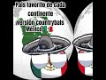 | ☆ País favorito de cada continente ☆ | #humor 🇰🇵🇪🇭🇲🇽🇧🇷🇦🇶🇪🇦🇳🇿