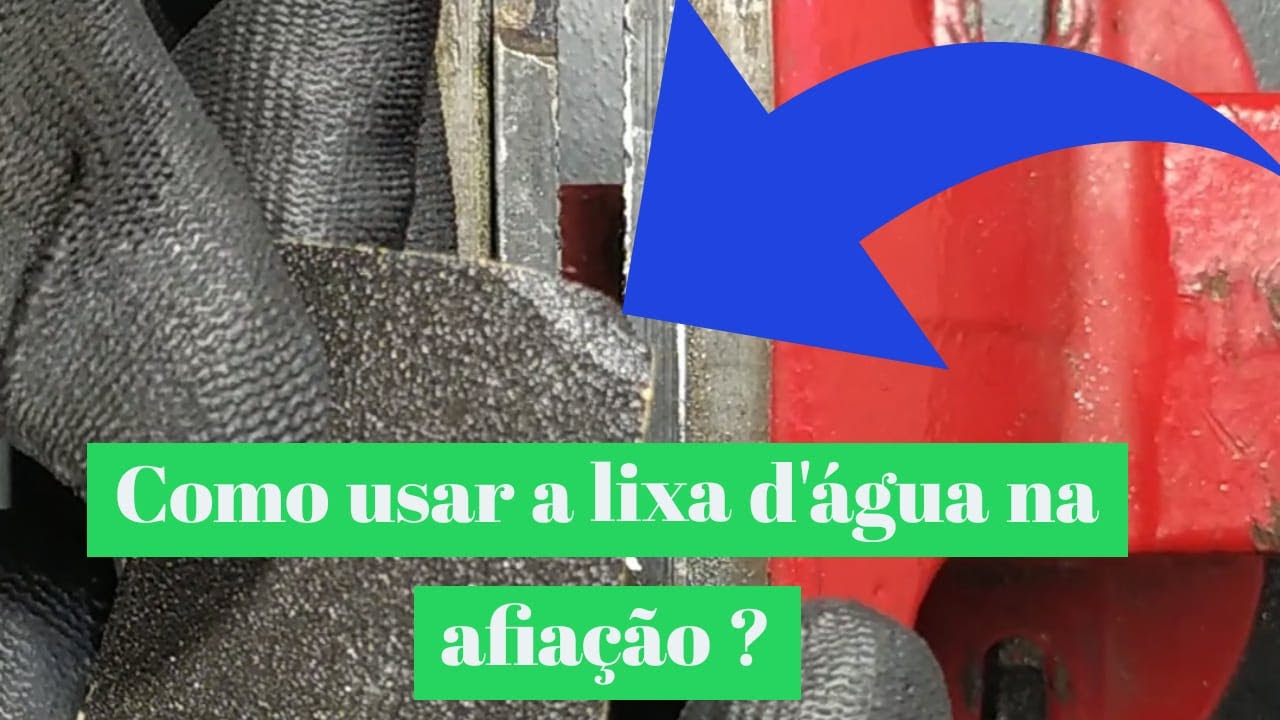 Como utilizar a lixa d'água na afiação de alicates de Cutículas ? - YouTube