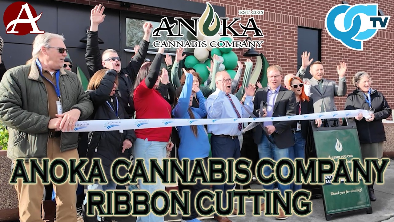 Anoka Cannabis Company Ribbon Cutting | Anoka, MN | QCTV - YouTube