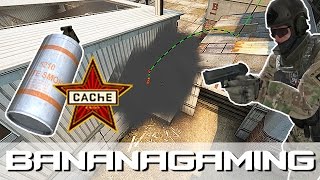CS:GO - Useful Anti-Rush Smokes on Cache