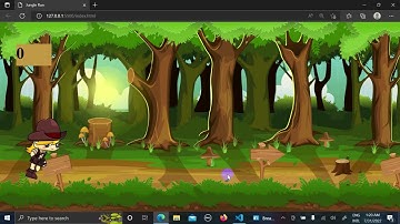 JavaScript 2D Game Development | Java Institute | Jungle Run | Gimhani Samanalee