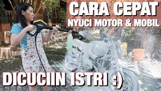 Nyuci Koleksi Motor U0026 Mobil Sama Istri dirumahaja  391