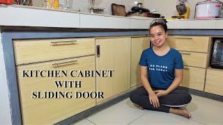 DIY Sliding Door for Kitchen Base Cabinet || D.A SANTOS ||