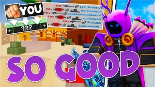 I used my FANS BEST SETTINGS in Roblox Arsenal!