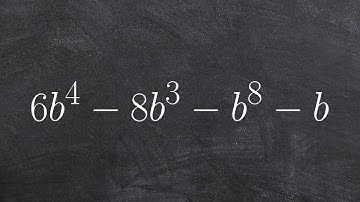 Classifying a polynomial