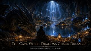 The Cave Where Dragons Guard Dreams 🐉 Dark Fantasy Sleep Music (8 Hours)