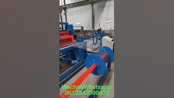 Crimped Wire Mesh Weaving Machine Steel Wire Welding Equipment Supplier for Construction Work