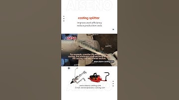 Casting Cleaning "Artifact"! Riser Separator, Efficient and Quick Cleaning