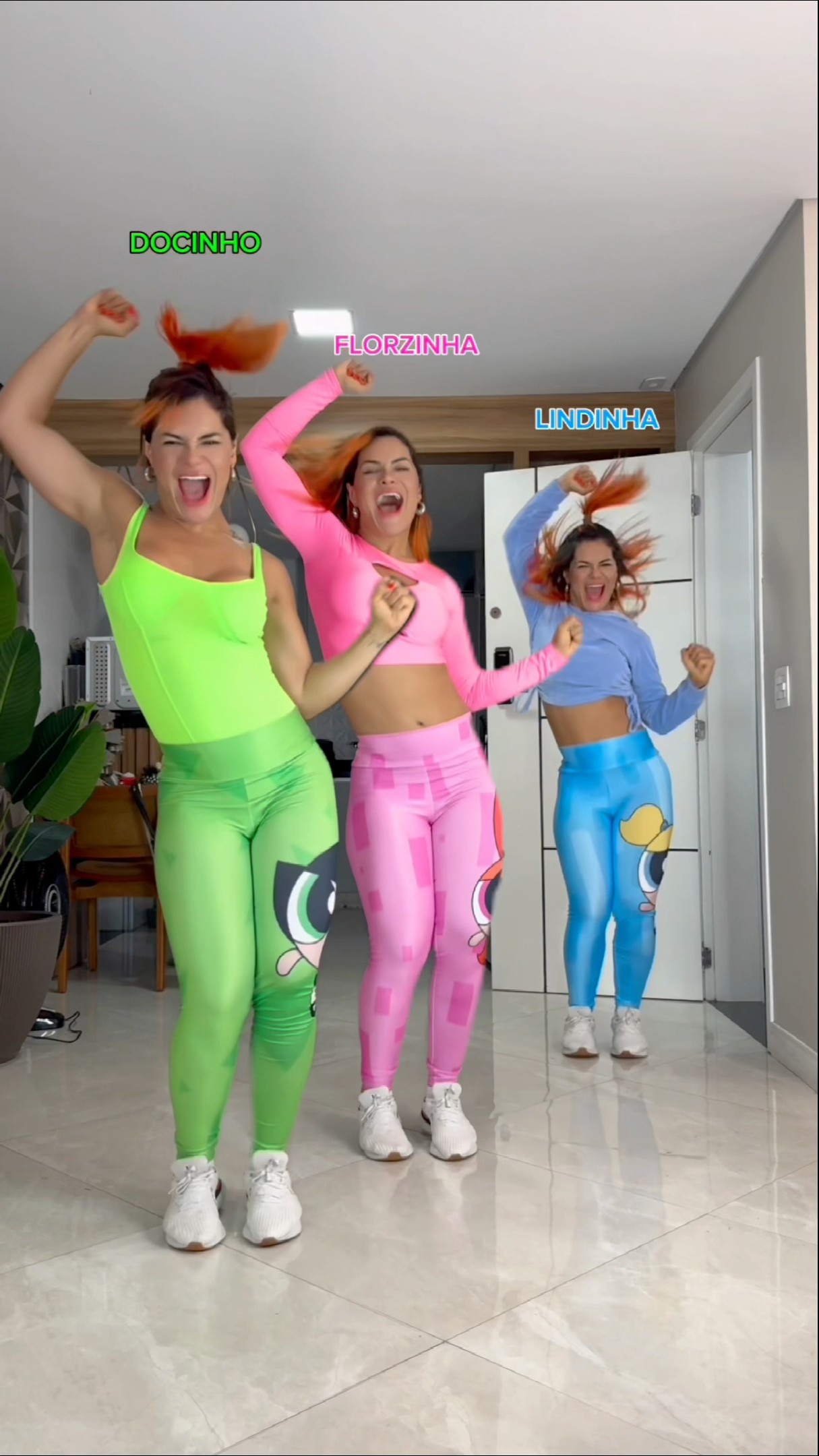 ??? Meninas Super Poderosas! Amamos essa vibe! #apt #powerpuffgirls #dancers