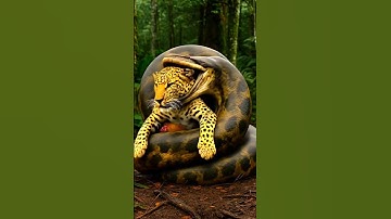 giant python attack swallow leopard #animals #funny  #shorts