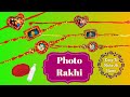 Photo Rakhi DIY Tutorial | How To Make Easy Photo Rakhi For Rakshabandhan