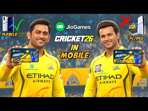 HOW TO DOWNLOAD CRICKET 26 IN MOBILE JIO GAMES ‼️