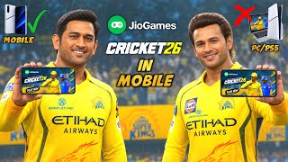 HOW TO DOWNLOAD CRICKET 26 ON MOBILE VIA JIO GAMES ‼️ screenshot 1