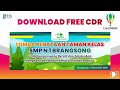 Free CDR - Desain Banner Lomba Penataan Taman Kelas | KLS Design