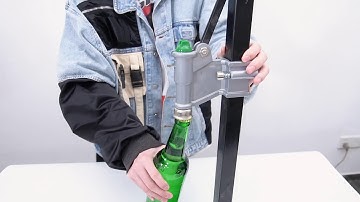 How to assemble and use BEAMNOVA beer bottle capper?