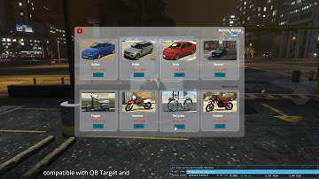 QBCore - Vehicle Rental Script (Free) | Showcase | FiveM Tutorial 2025