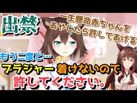 フミ様のブラを勝手に着けて2度目の出禁を食らうも、なんとか許してもらった文野環【ふみのとふみ/フミ/文野環/にじさんじ】