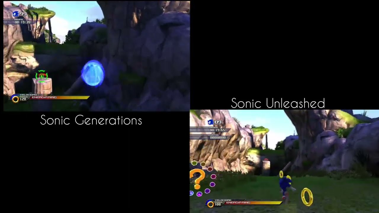 Sonic Generations HUD [Sonic Unleashed (Wii)] [Mods]