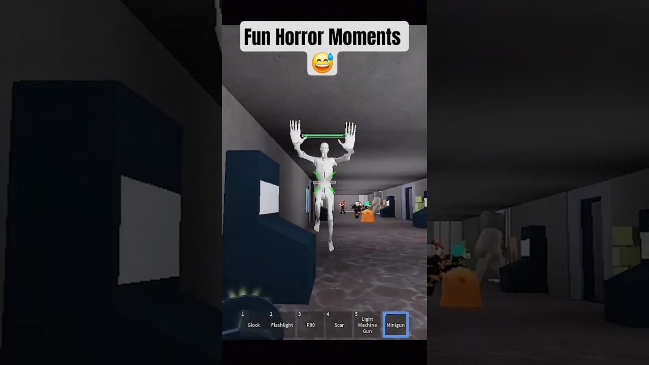 Funniest Horror Moment 😂 SCP Monsters vs Trevor Creatures #robloxshort #robloxcomedy #robloxhorror