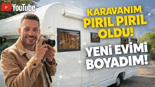 Karavanımı boyuyorum 