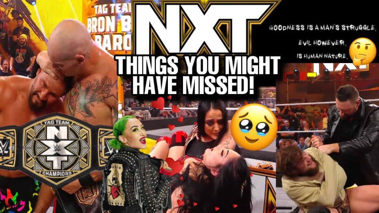 ⁣THINGS YOU MIGHT HAVE MISSED! WWE NXT! WOLFDOGS WIN TAG TITLES! CRYPTIC PROMO ON NXT! CRAZY JOE GACY