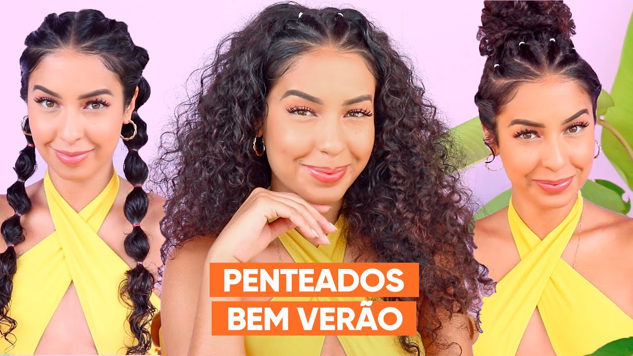 3 PENTEADOS FÁCEIS E LINDOS PRA USAR NO VERÃO / FÉRIAS | JULIANA LOUISE
