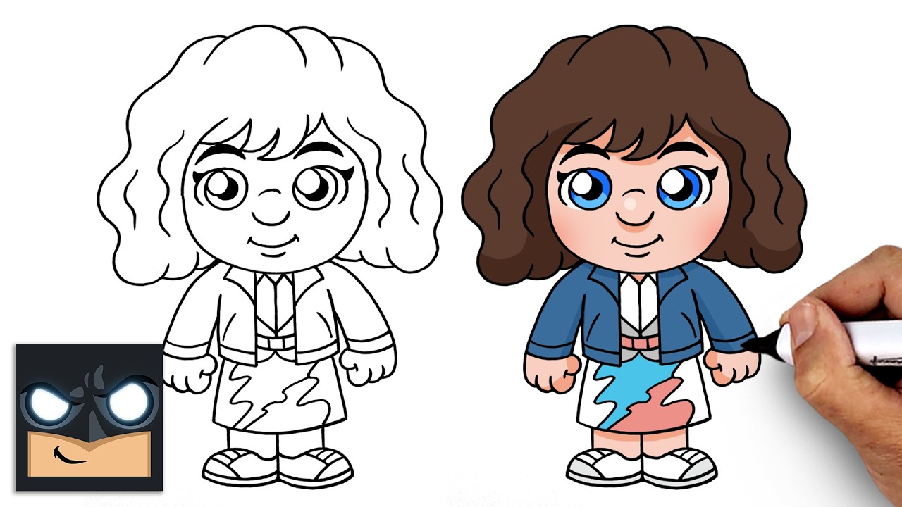 How to Draw Nancy Wheeler | Stranger Things