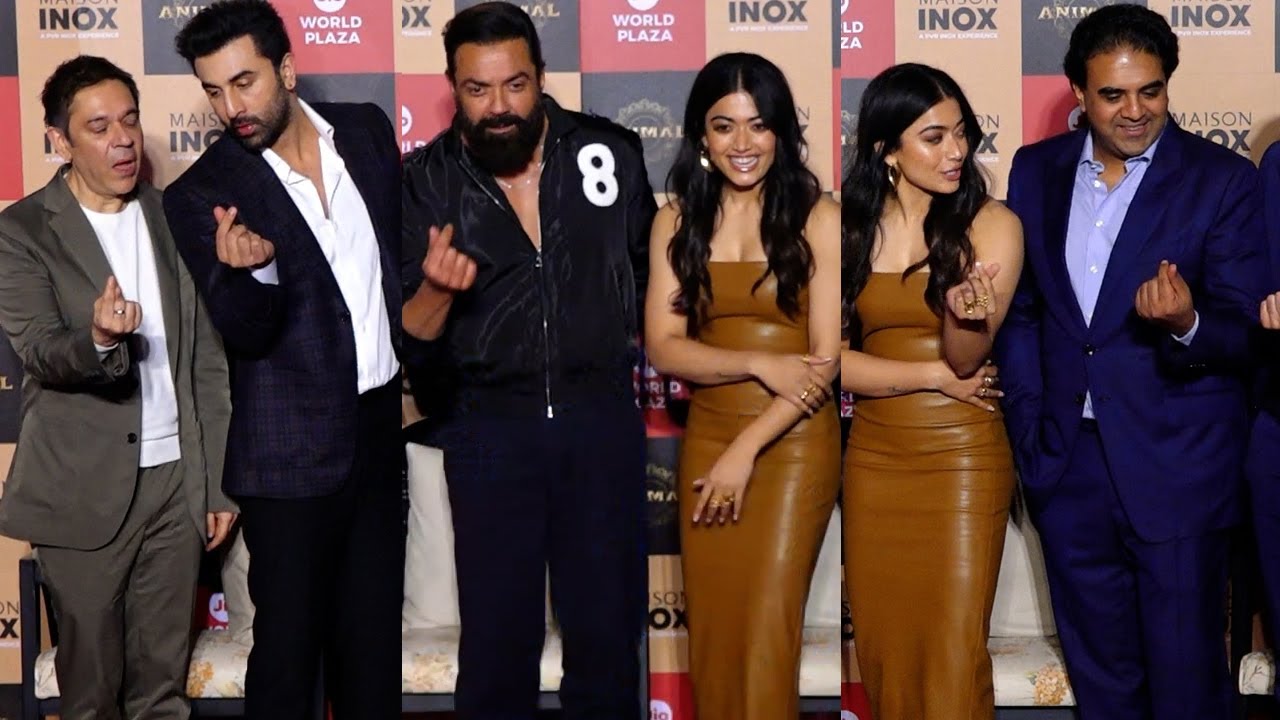 animal-ranbir-kapoor-with-rashmika-mandana-and-bobby-deol-strike-a