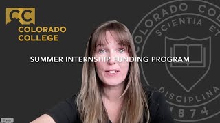 Summer Internship Funding Overview