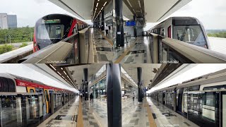 MRT 1 🤝 MRT 2 [ Interchanging at Kwasa Damansara ] feat. MRT Depot