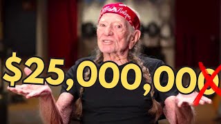 Why Willie Nelson is NOT as RICH as he Should Be?